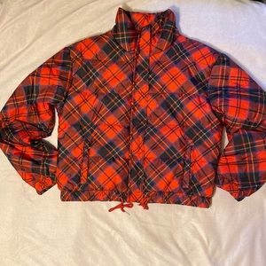 Plaid Puff Coat